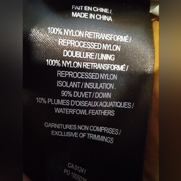 Light Packable Down Jacket - Ocre/Golden - Women's Small - i.FIV5 by Simons - Picture 13 of 13